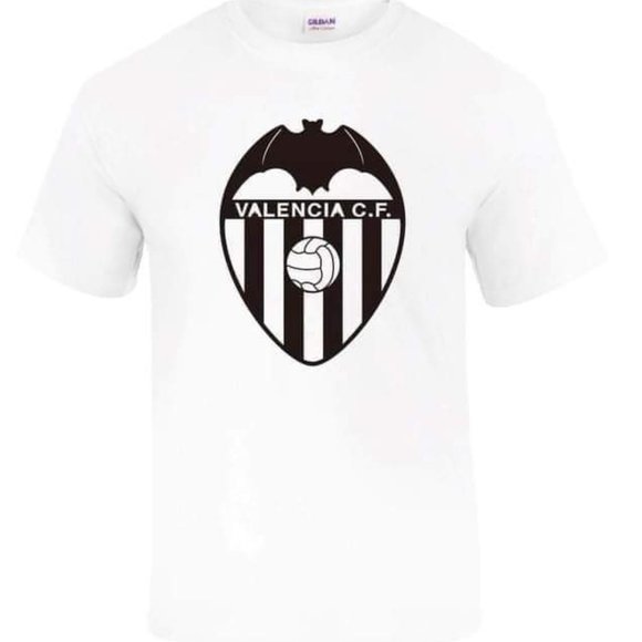 Valencia CF Soccer Team Unisex White T-shirt. - Picture 1 of 1